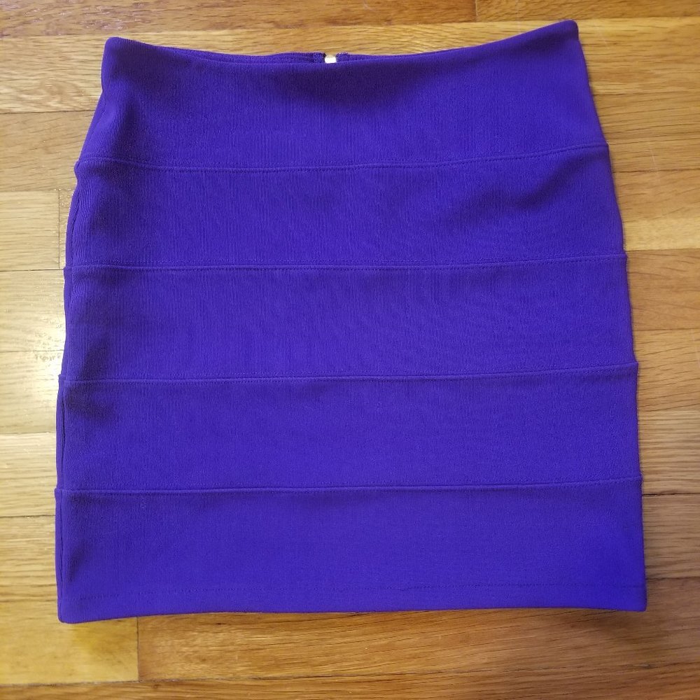 Topshop Banded Mini Skirt